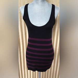 Karen Kane Elongated Striped Tank
